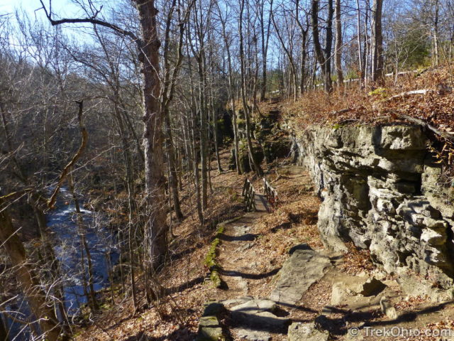 Clifton Gorge after the leaves have fallen | TrekOhio