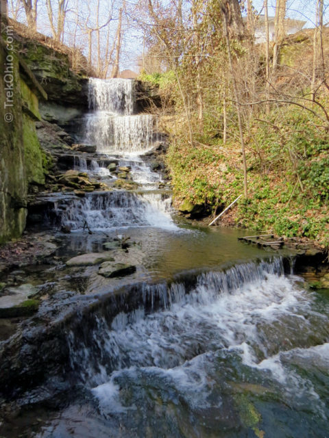 West Milton Cascades viewed from below