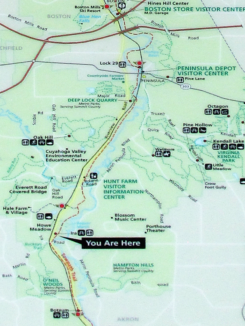 Cuyahoga Valley Scenic Railroad Map Cuyahoga Valley National Park: Beaver Marsh | Trekohio