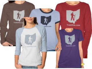 Women's Tees; note "Size & Fit" in lower left on individual product pages.